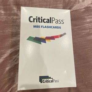 Critical Pass MBE flashcards